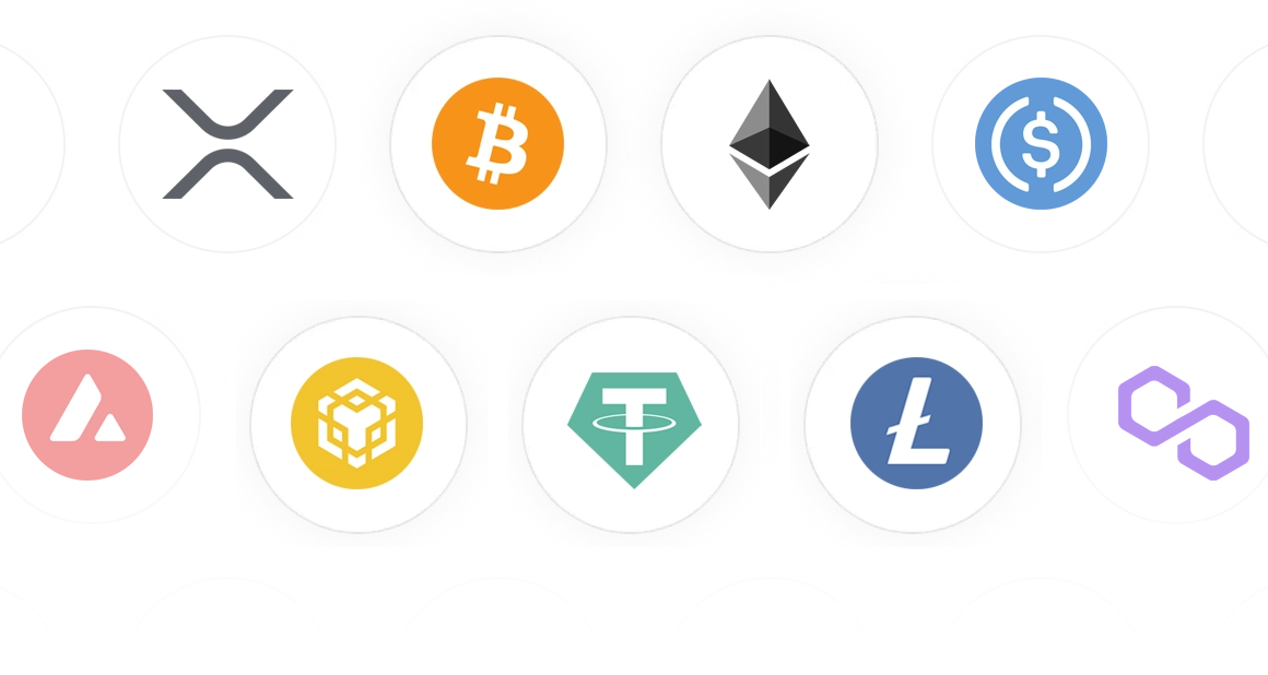 Bitcoin, Ethereum, USDT and thousands crypto assets