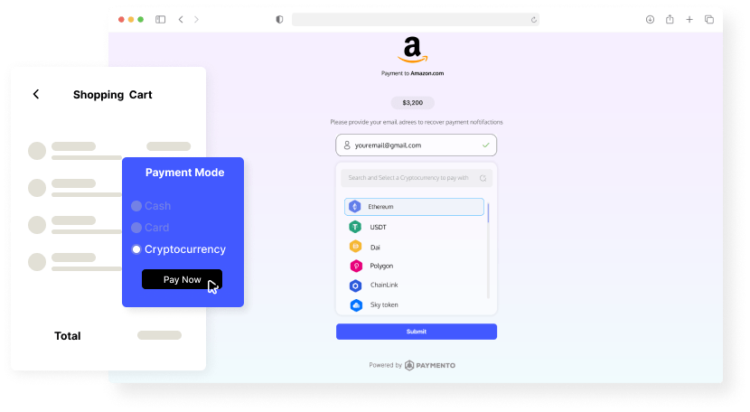 Crypto payment gateway
