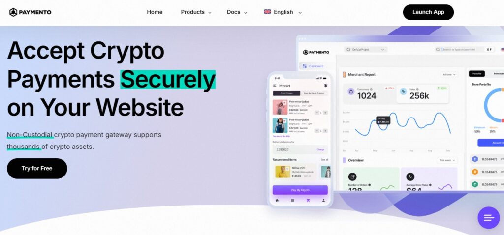 Paymento crypto payment gateway—secure and automated Bitcoin merchant services.